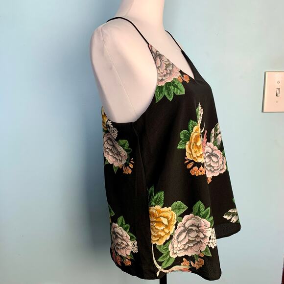 NWT Anthropologie Bishop + Young Enchanted Garden Racer Tank Size Medium - Picture 4 of 8